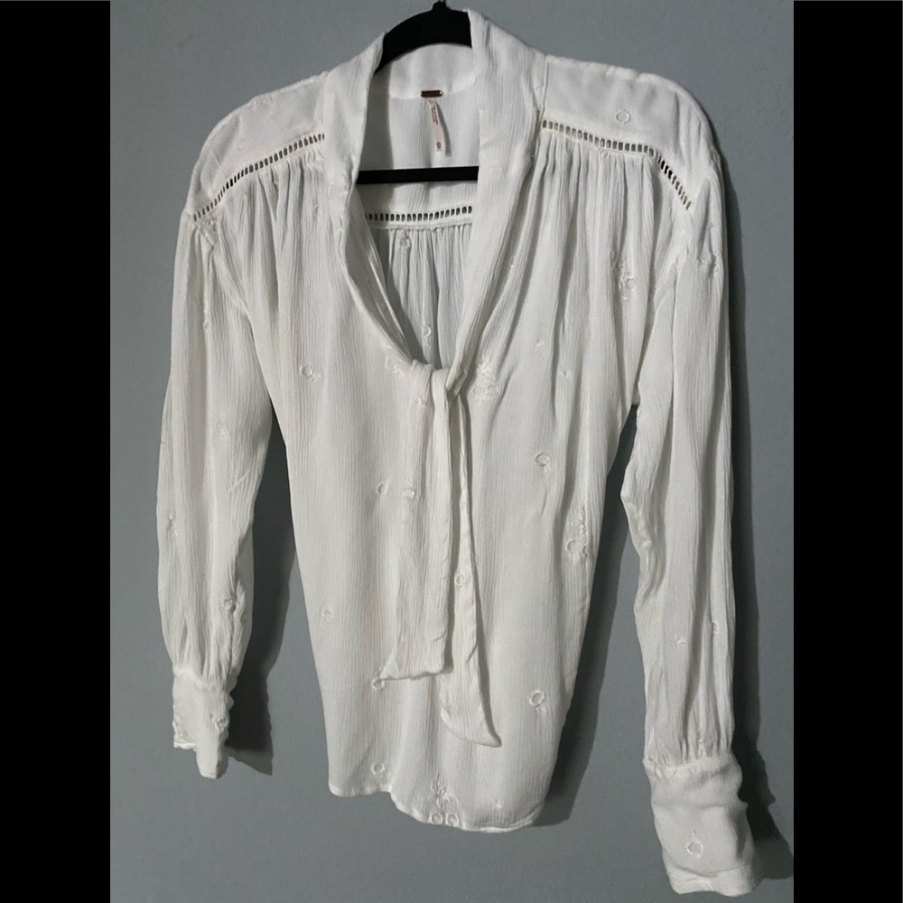 FREE PEOPLE India Gauze AM to PM Dressy Blouse XS